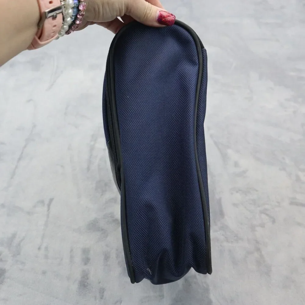 Travelon Carrying Bag Case Navy Blue Travel Tote Zip Closure Electronics Padded